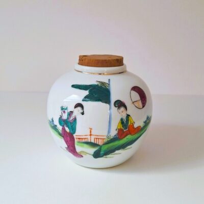 Unikatowy Chiński Słoik Imbirowy Z Porcelany Jingdezhen – Vintage