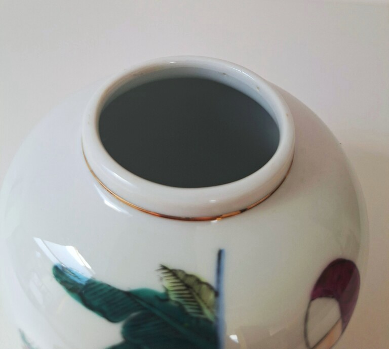 Unikatowy Chiński Słoik Imbirowy Z Porcelany Jingdezhen – Vintage
