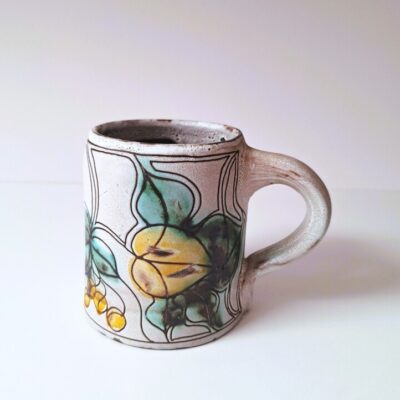 Unikatowy Ceramiczny Kubek Vintage – Sygnowane Rękodzieło