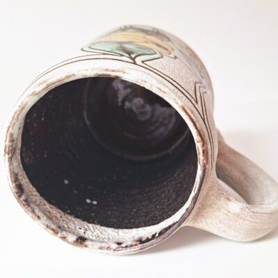 Unikatowy Ceramiczny Kubek Vintage – Sygnowane Rękodzieło
