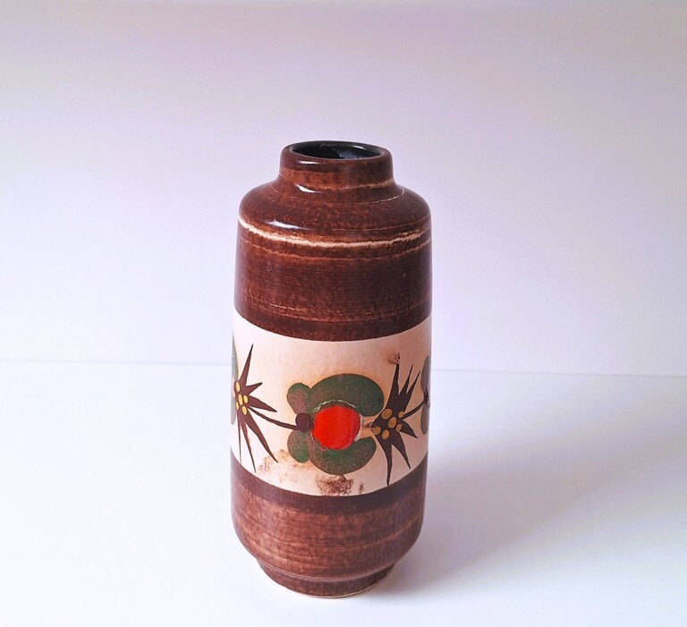 Wazon Ceramiczny Vintage Haldensleben – Mid-Century Modern