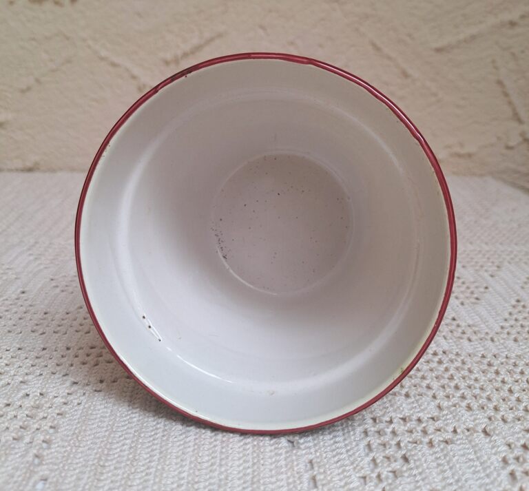 Ręcznie Malowana Doniczka Ceramiczna - Vintage Kwiaty