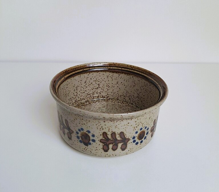 Rustykalna miseczka ceramiczna z lat 70. – Töpferei Massemühle
