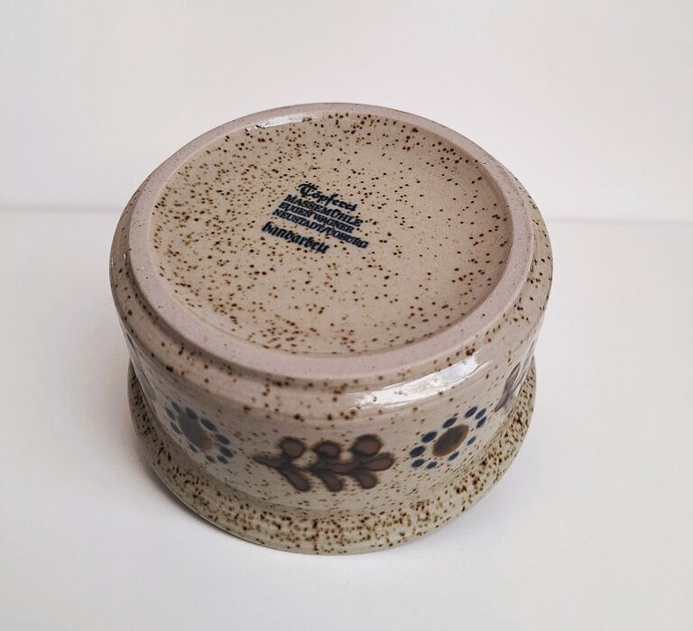 Rustykalna miseczka ceramiczna z lat 70. – Töpferei Massemühle
