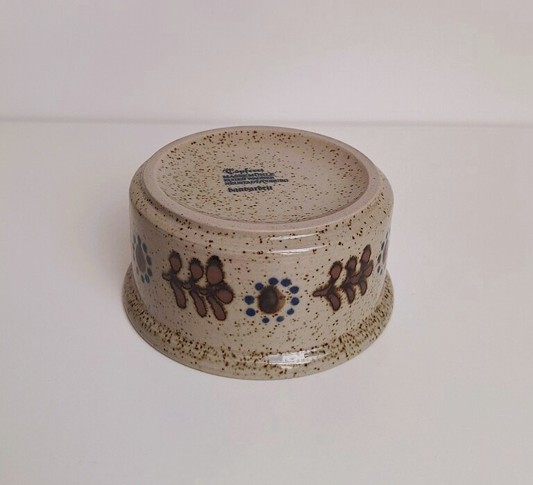 Rustykalna miseczka ceramiczna z lat 70. – Töpferei Massemühle