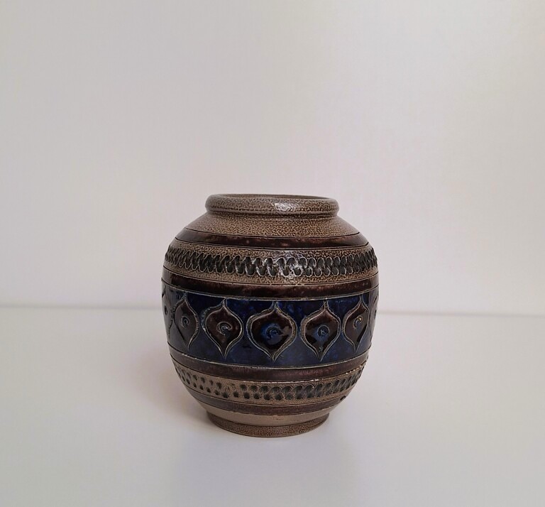 Wazon kamionkowy vintage – Ceramika solna Westerwald, lata 70.