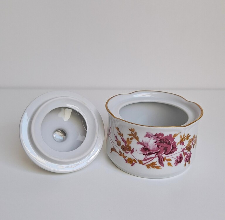 Porcelanowa cukiernica Jlmenau Henneberg – Vintage NRD