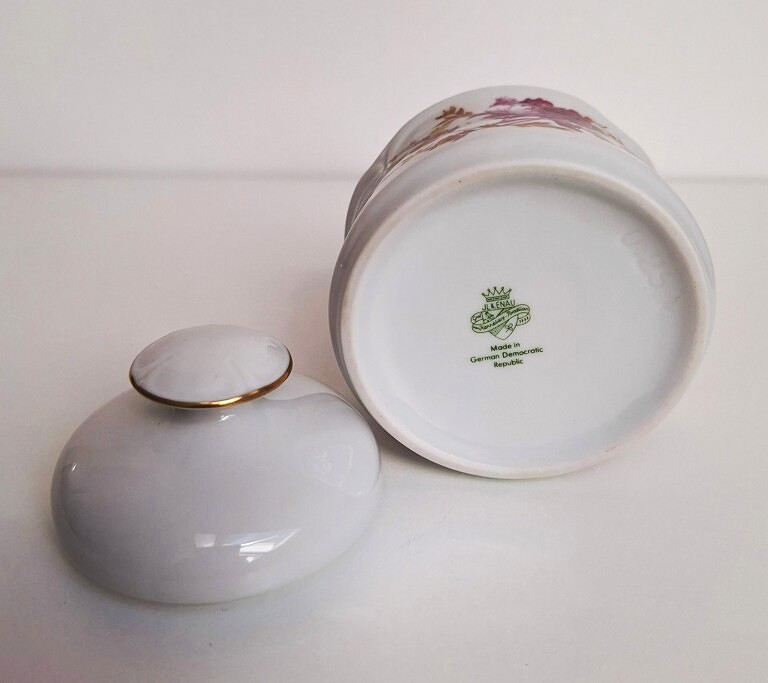 Porcelanowa cukiernica Jlmenau Henneberg – Vintage NRD