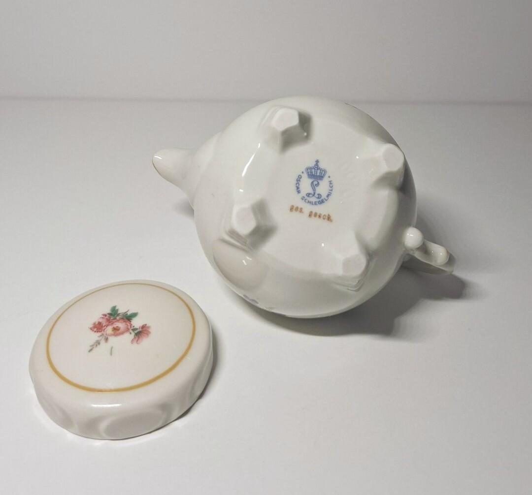 Kolekcjonerski Imbryczek Vintage - Porcelana Oscar Schlegelmilch