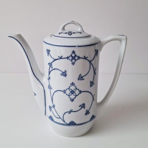 Vintage Porcelanowy Dzbanek Jäger Eisenberg – Wzór Słomkowy