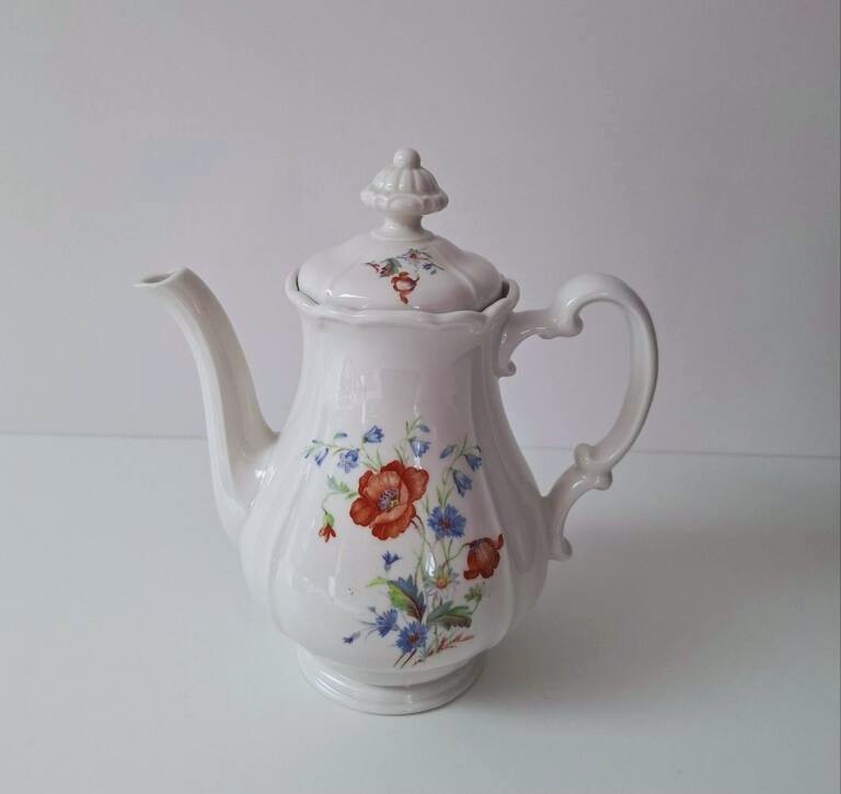 Porcelanowy Dzbanek Neu-Tettau (NPT) – Polne Kwiaty Vintage