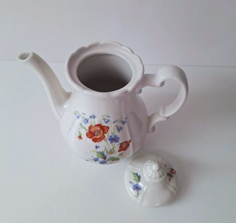 Porcelanowy Dzbanek Neu-Tettau (NPT) – Polne Kwiaty Vintage