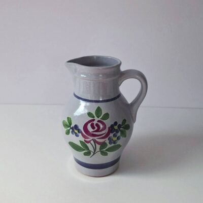 Kamionkowy Dzbanek Gerz W. Germany folk róża vintage