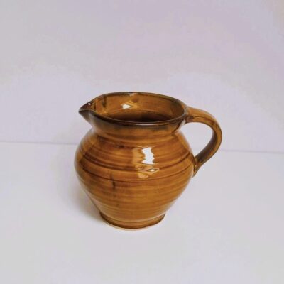 Dzbanuszek Ceramiczny Miodowy Brąz - Handmade