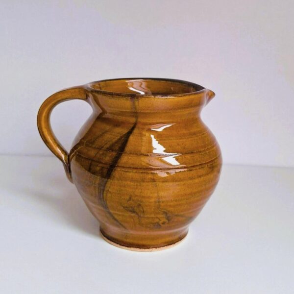 Dzbanuszek Ceramiczny Miodowy Brąz - Handmade