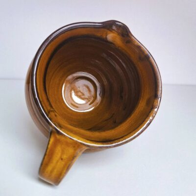 Dzbanuszek Ceramiczny Miodowy Brąz - Handmade