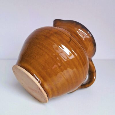 Dzbanuszek Ceramiczny Miodowy Brąz - Handmade