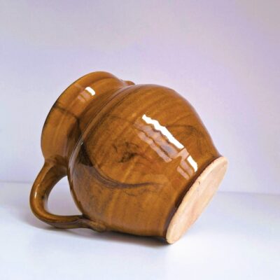 Dzbanuszek Ceramiczny Miodowy Brąz - Handmade