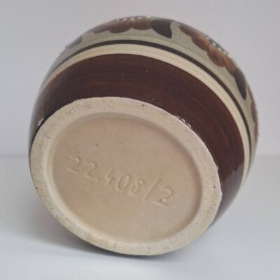 Ceramiczny Dzbanek Vintage – Ręcznie Malowany Folk