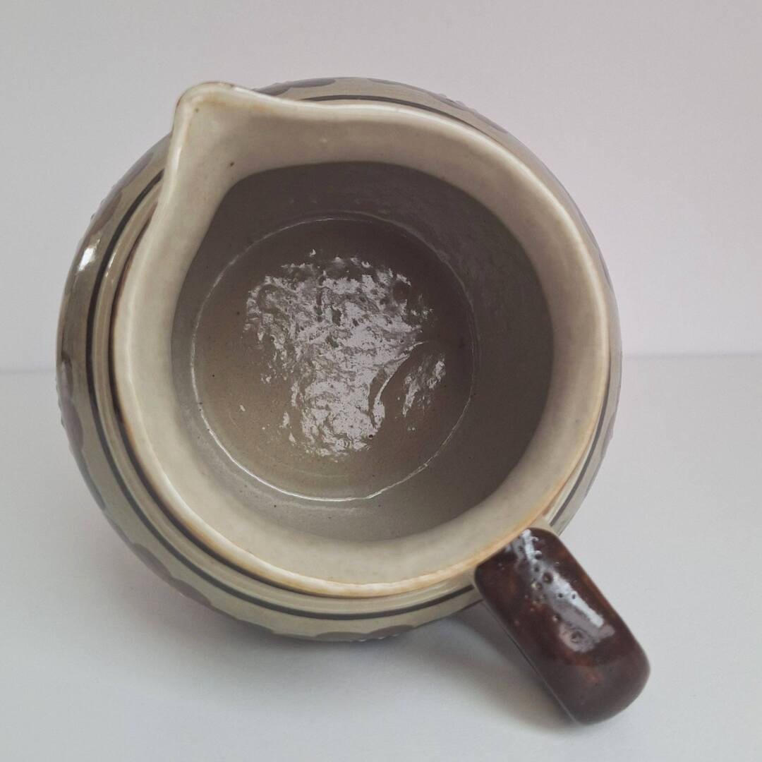 Ceramiczny Dzbanek Vintage – Ręcznie Malowany Folk