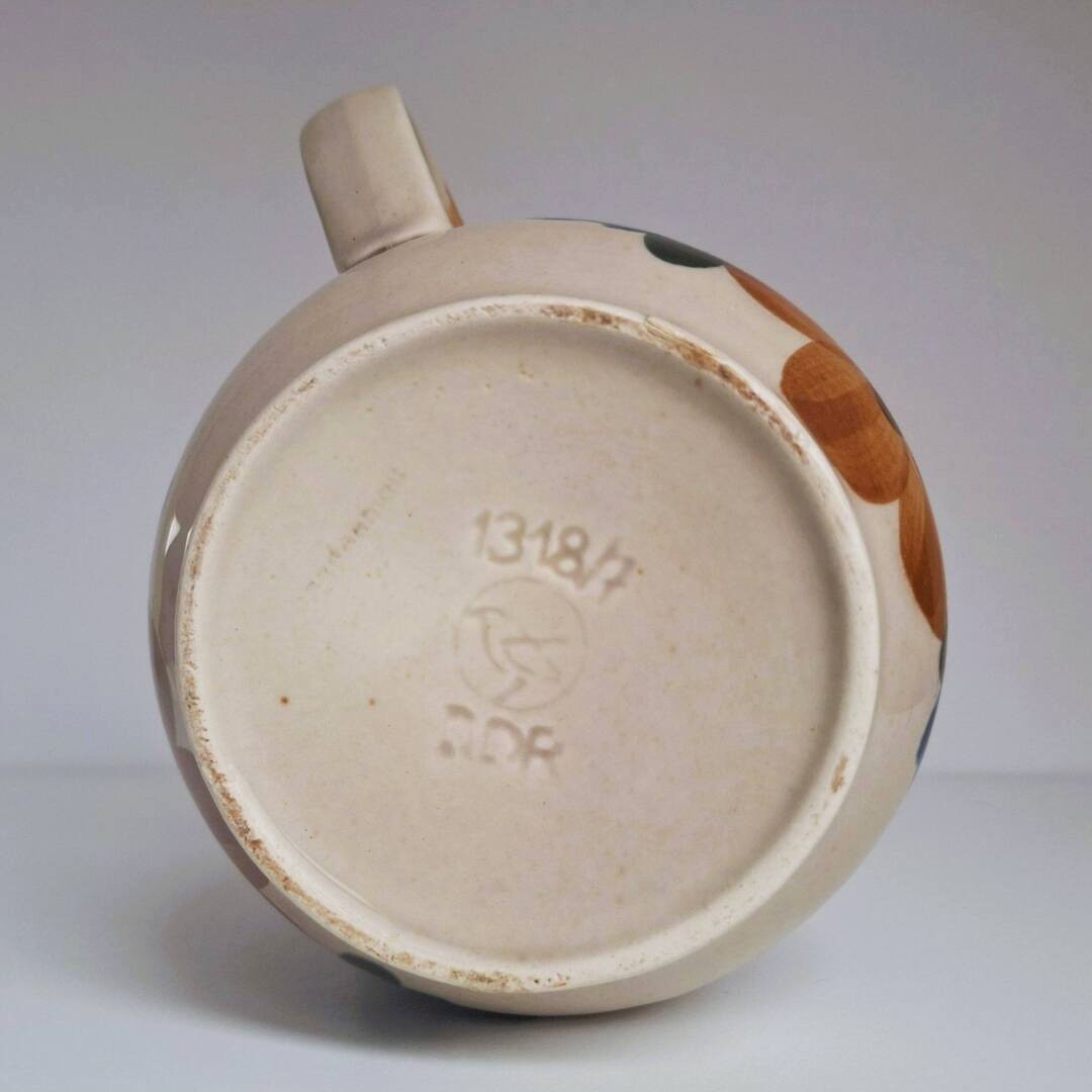 Mlecznik Vintage GDR Kahla – Ceramiczny Dzbanuszek NRD