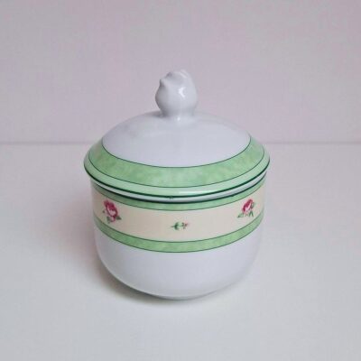 Porcelanowa cukiernica TCM Tchibo Marienbad Rote Rosen