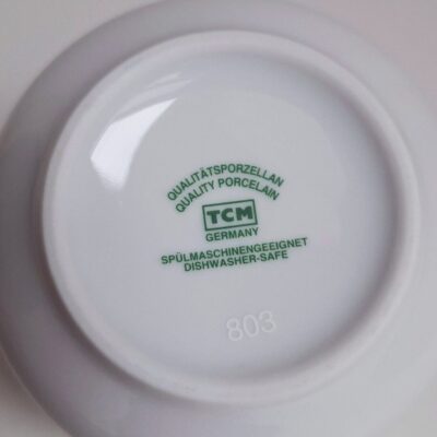 Porcelanowa cukiernica TCM Tchibo Marienbad Rote Rosen