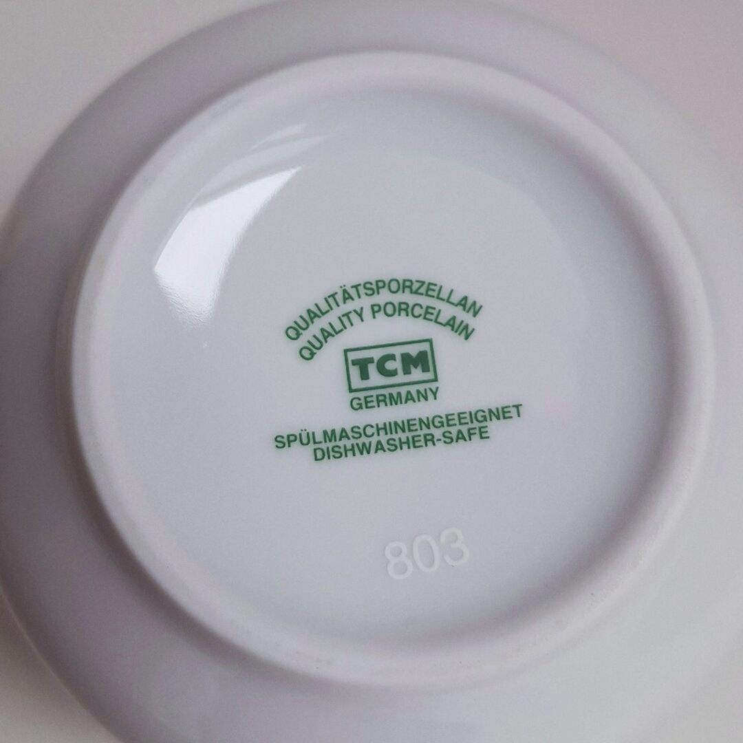 Porcelanowa cukiernica TCM Tchibo Marienbad Rote Rosen