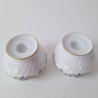 Para porcelanowych świeczników AK Kaiser „Irene” – lata 70.