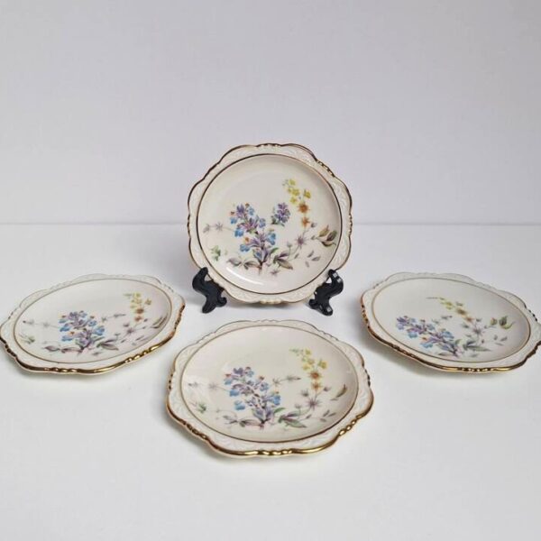 Komplet 4 mini talerzyków Wunsiedel R Bavaria - porcelana vintage