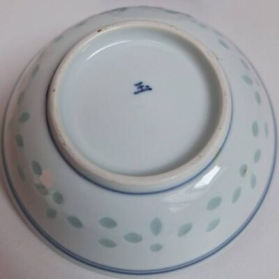 Zestaw 4 mini talerzyków / spodków – Chińska porcelana ryżowa
