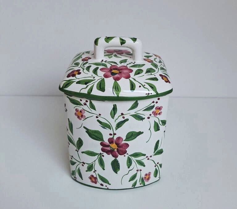 Pojemnik Ceramiczny RC & CL Portugal – Hand Painted (Vintage)