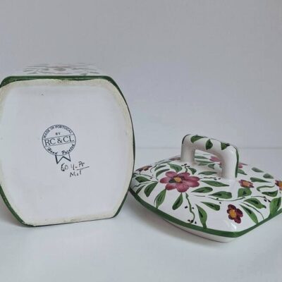 Pojemnik Ceramiczny RC & CL Portugal – Hand Painted (Vintage)