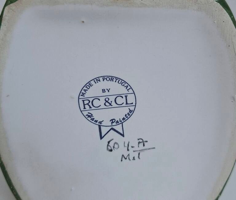 Pojemnik Ceramiczny RC & CL Portugal – Hand Painted (Vintage)