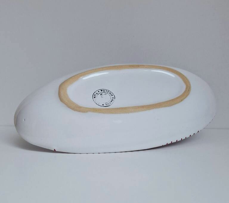 Ceramiczny Półmisek Owalny 100% Rękodzieło – Nabeul, Tunezja
