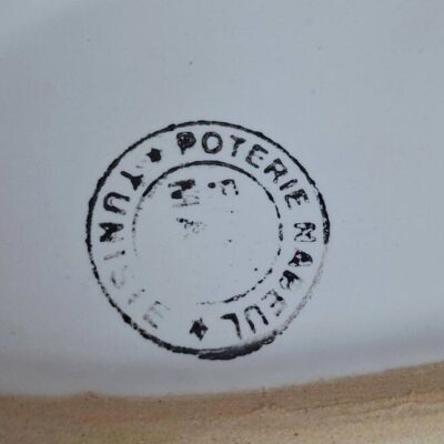 Ceramiczny Półmisek Owalny 100% Rękodzieło – Nabeul, Tunezja