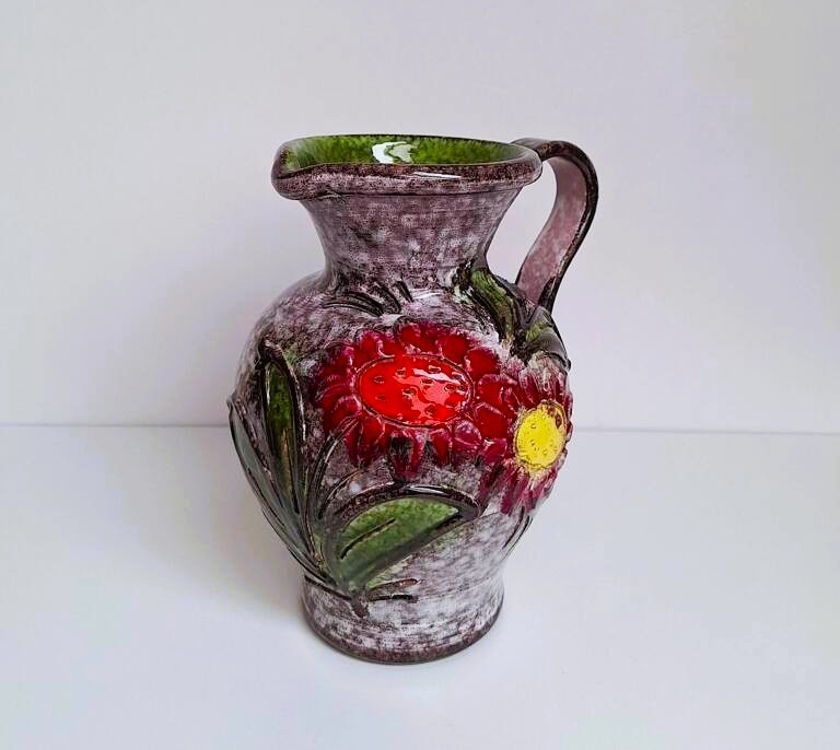 Ceramiczny Wazon Dzbanek Scheurich – West Germany Vintage