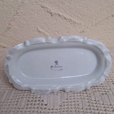 Kultowy Świecznik Dwuramienny Spechtsbrunn Porcelana Lata 60
