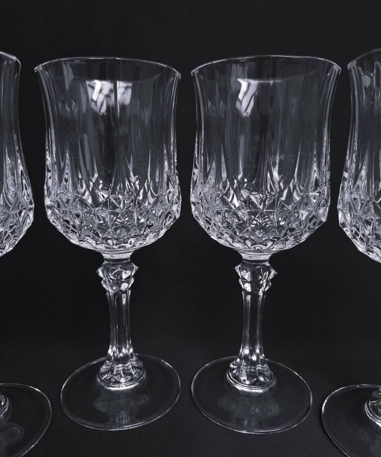 Kryształowe Kieliszki do Wina Cristal d'Arques Longchamp Francja