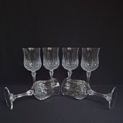 Kryształowe Kieliszki do Wina Cristal d'Arques Longchamp Francja