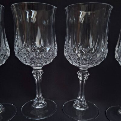Kryształowe Kieliszki do Wina Cristal d'Arques Longchamp Francja