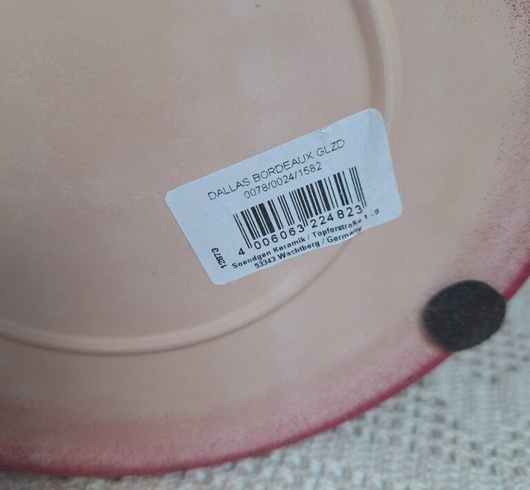 Osłonka Ceramiczna SK Dallas – Bordowy Połysk